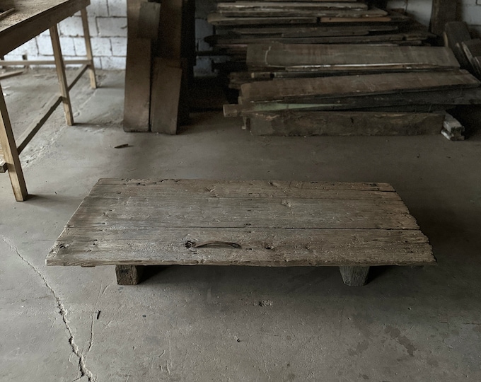 Vintage Door • Reclaimed Wood Coffee Table  • Handmade Living Room Furniture Coffee Table