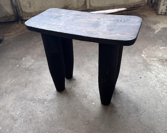 Reclaimed Wood Stool • Wabi Sabi Coffee Table • Side Table