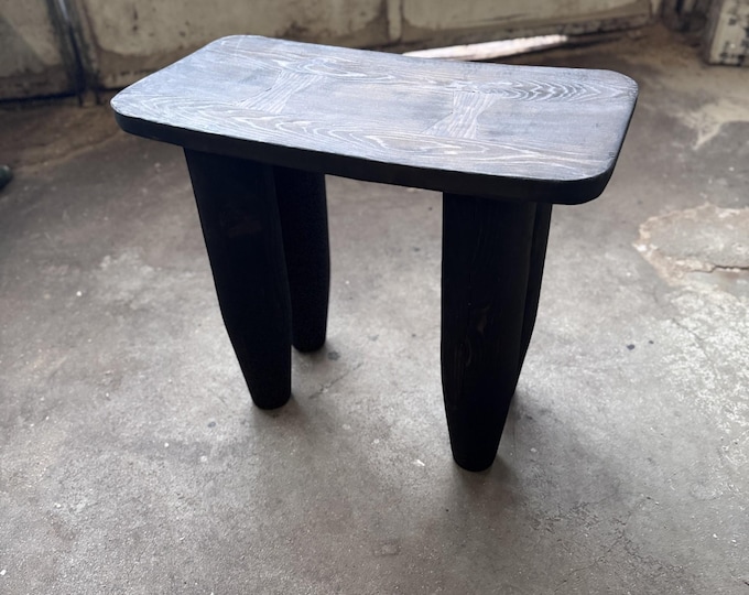 Reclaimed Wood Stool • Wabi Sabi Coffee Table • Side Table