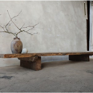 Primitive Rustic Large Coffee Table • Handmade Living Room Furniture