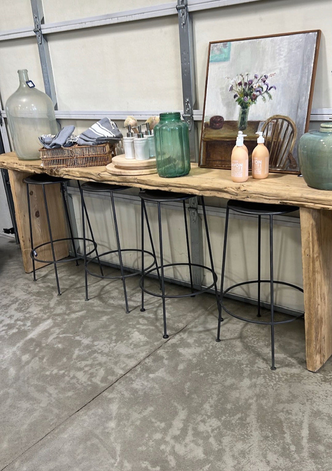 Reclaimed Wood Console Table • Handmade Rustic Entryway Furniture - Etsy