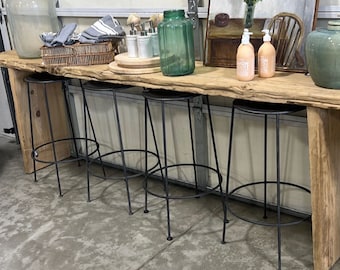Reclaimed Wood Console Table  •  Handmade Rustic Entryway Furniture