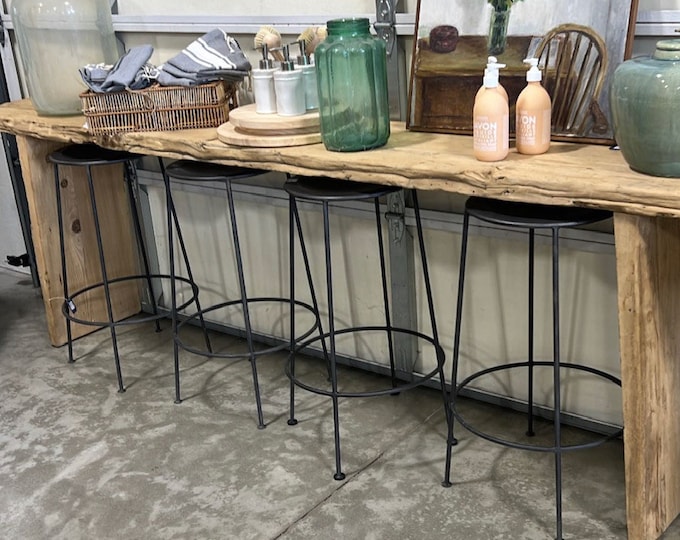 Reclaimed Wood Console Table  •  Handmade Rustic Entryway Furniture