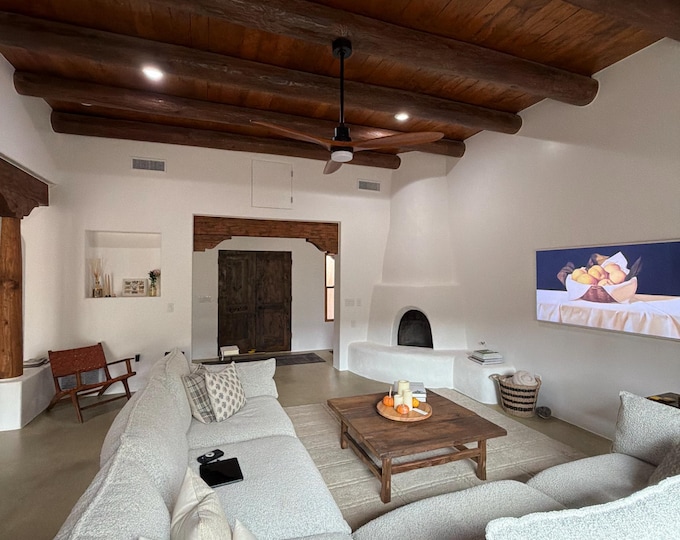 Rustic Large Old Coffee Table • Reclaimed Handmade Living Room Square End Table