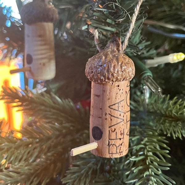 Cork Birdhouse Etsy