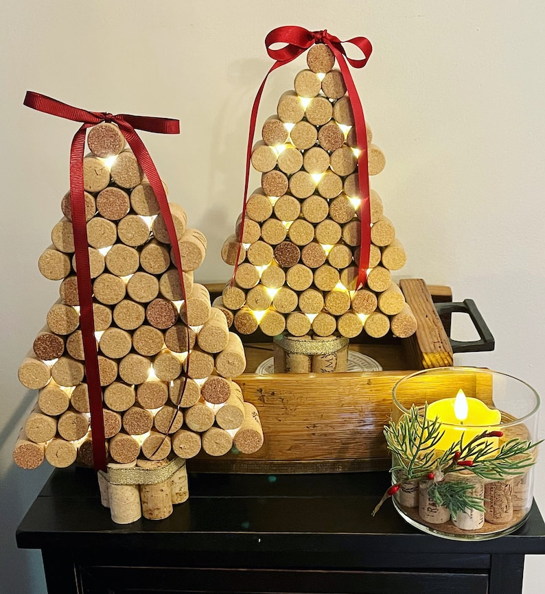 Cork Christmas Tree Etsy