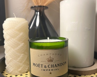 Moet champagne candle