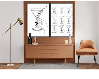 Martini glazen