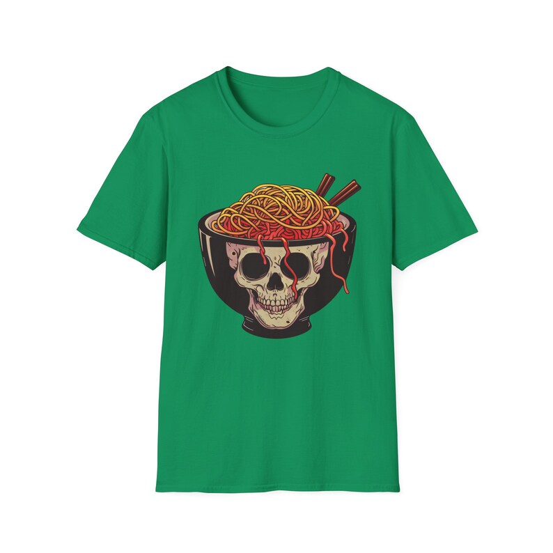 Ramen Death Noodles, Ramen, Noodles, Yummy, Delicious, Skull Art