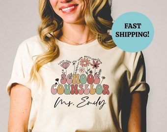 Personalized School Counselor Shirt, Gift For School Counselor, School Counselor Gifts, Back To School Shirts, Counselor Appreciation Gifts