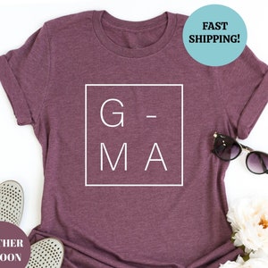G Ma Shirt, G Ma Square Shirt, Grandma Shirt, Gift For Grandma, Grandma Gift, Nana Shirt, Grandma Sweatshirt, Mothers Day Gift, Grandma Tee