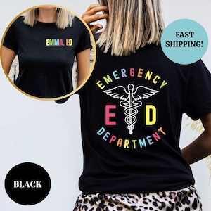 Custom Emergency Department Shirt, Er Nurse Shirt, ER Shirt, Emergency Nurse Shirt, Emergency Department Tech, ER Nurse T Shirt, RN Nurse