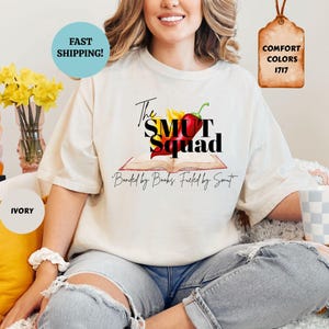 Comfort Colors Smut Squad Shirt, Smut Reader Shirt, Smut Bookish Tee, Smut Lover Gift, Book Nerd Gift, Spicy Book Tee, Smut Book Lover Gift