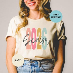 Retro Senior 2026 Shirt, 2026 Seniors Shirt, Class of 2026 Senior T-Shirt, Graduation 2026 Tee, Graduation Gift, High School Senior