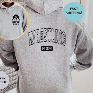 Custom Wrestling Mom Shirt, Personalized Wrestling Moms Gift, Wrestling ...