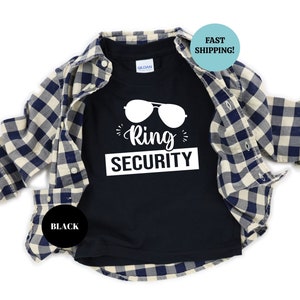 Ring Security Shirt, Ring Security Boys Tshirt, Ring Security Gift, Bridal Party Shirts, Ring Bearer Shirt, Ring Bearer Gift, Kids Tee