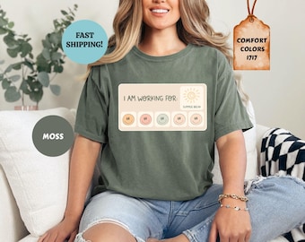 Summer Break Comfort Colors® T-Shirt ABA Behavior Therapy BCBA SPED Teacher Occupational Therapy Special Education Gift Autism Token Board