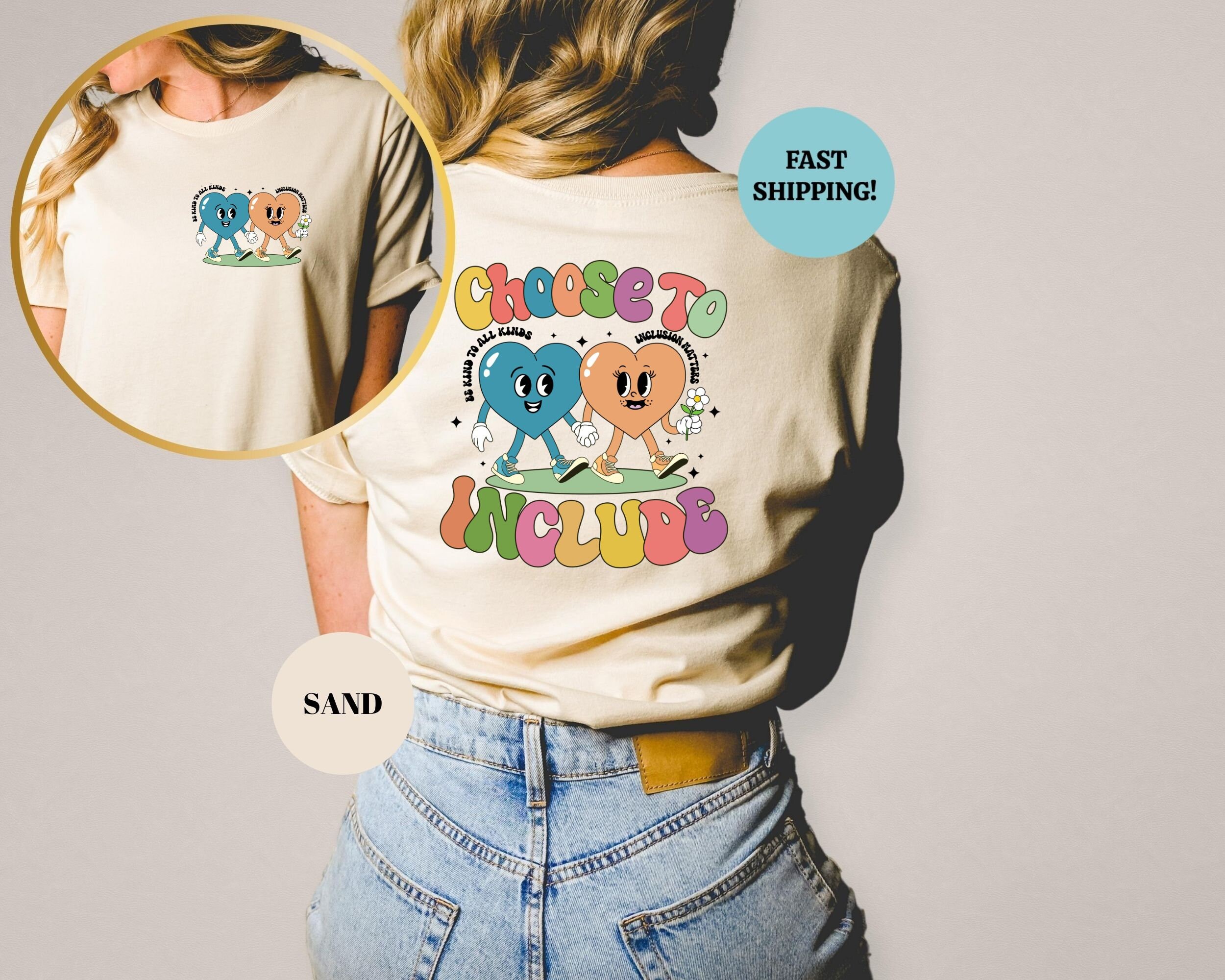 Choose To Include Tee, Funny Autism Awareness Shirt, Sped Teacher Shirt, Neurodiversity T-Shirts, Autism Acceptance Gift, Special Education