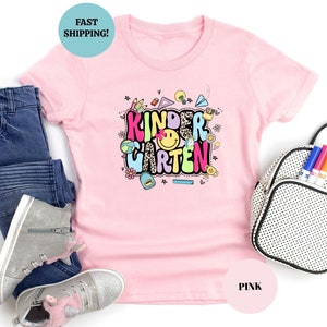 Terug naar school kindershirt, kleuterschool T-shirt, First Day Of School T-shirt, kleuterschooloutfits, schoolshirt peuter