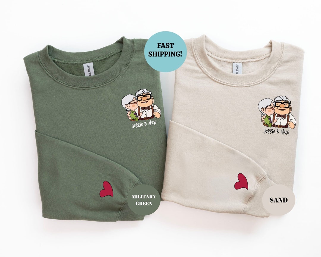 Carl and Ellie Matching Sweatshirt, Adventure is Out There Hoodie ...