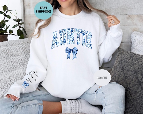 Moletom personalizado para tia: nomes personalizados para - Main Image