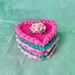 Fake Cake Decorative Box Small Size, Colorful, One of a Kind, Handmade ...