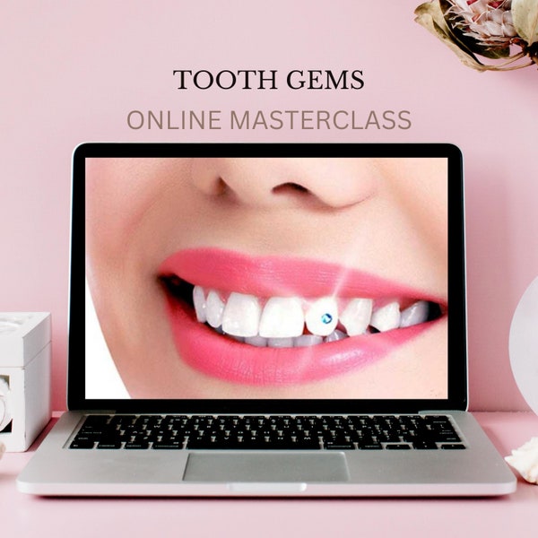 Tooth Gem Online Video Training Course Tutorial Step by Step Lesson E-Learning Student Class Learn Guide Teeth Jewel Jewelry Beauty academy