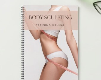 Body Sculpting Educator Instructor Training Manual Canva Editable Course Ebook Learn Teach Tutorial Lessons Guide Book Class PDF