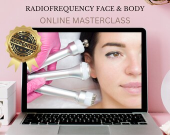 RF Face & Body Firming CPD Accredited Certified Online Video Training Course Tutorial Step by Step Lesson Student Radiofrequency Toning