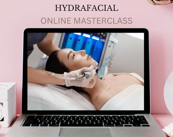 Hydrafacial Online Video Training Course Tutorial Step by Step Lesson E-Learning Student Class Learn Guide Hydradermabrasion Facial Firming