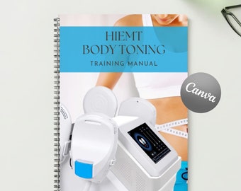HIEMT Body Toning Training Manual, Editable Canva Course