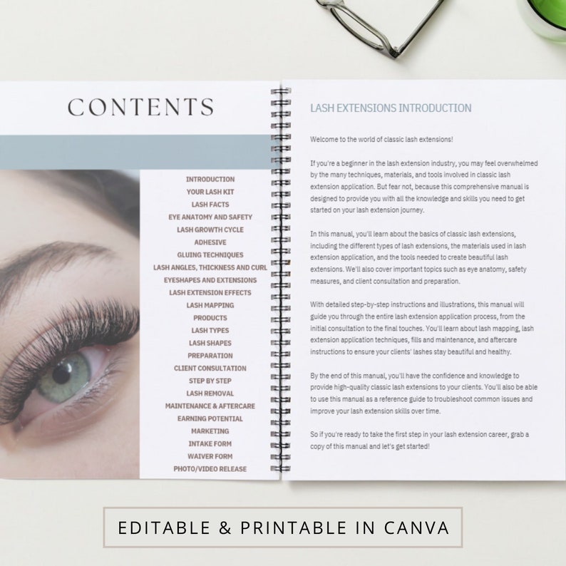 Lash Extensions Manual Beginner Classic, Volume, Hybrid Step by Step ...