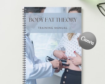 Body Fat Theory Printable Manual Template Training Manual Canva Editable Course Ebook Tutorial Lesson Trainer Educator Class Learn Guide