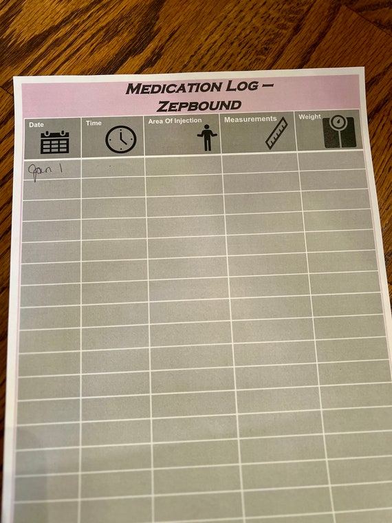 best glp-1 medication trackers GLP-1 Medication Tracker: Weight Loss, Dosage Chart (printable)
