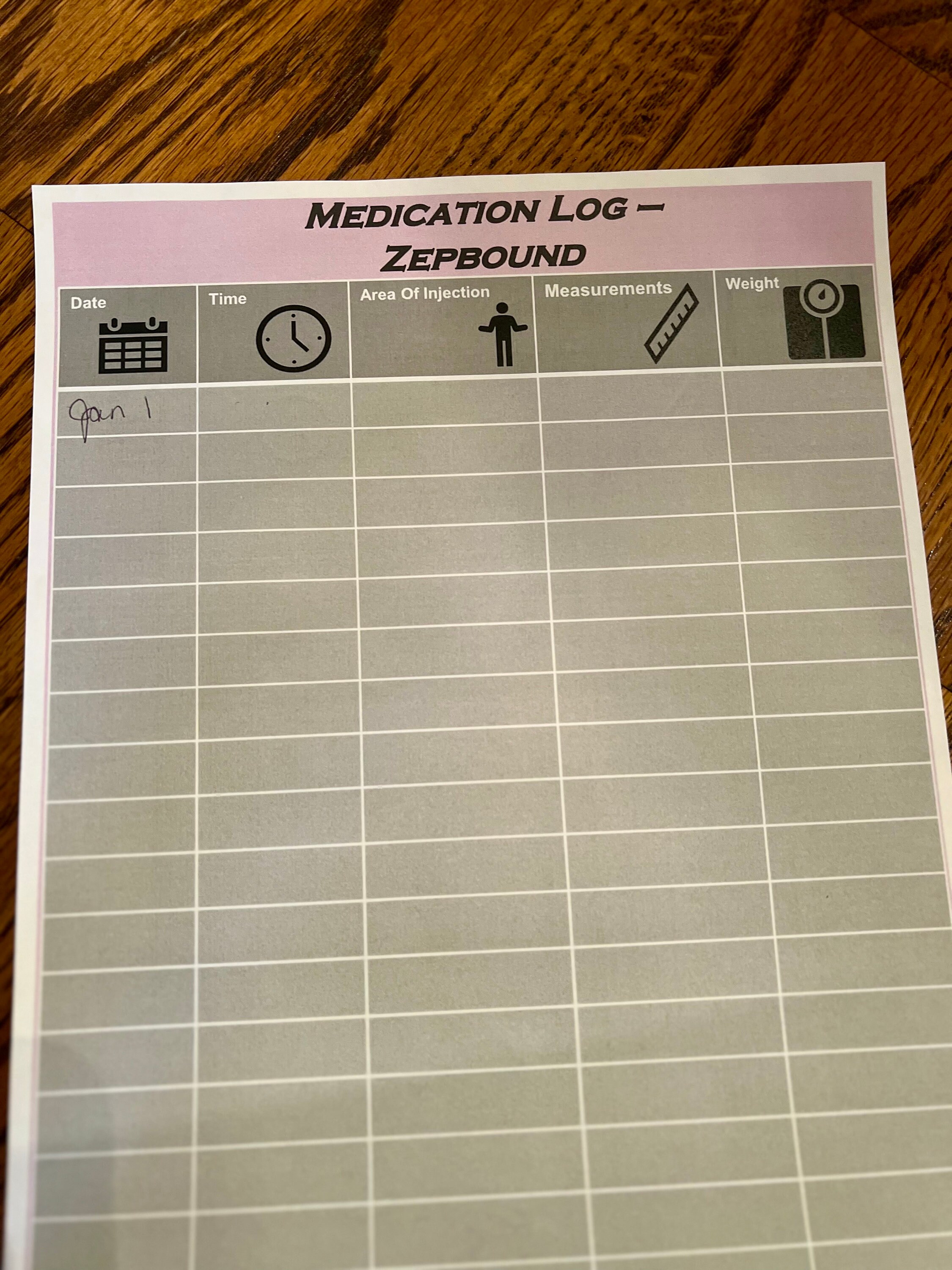 GLP-1 Medication Tracker: Weight Loss, Dosage Chart (printable) - Etsy GLP-1 Medication Tracker: Weight Loss, Dosage Chart (printable) - Etsy
