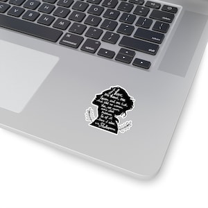 Twelfth Night, Shakespeare, William Shakespeare, &quot;By innocence I swear&quot; quote, Female silhouette Sticker