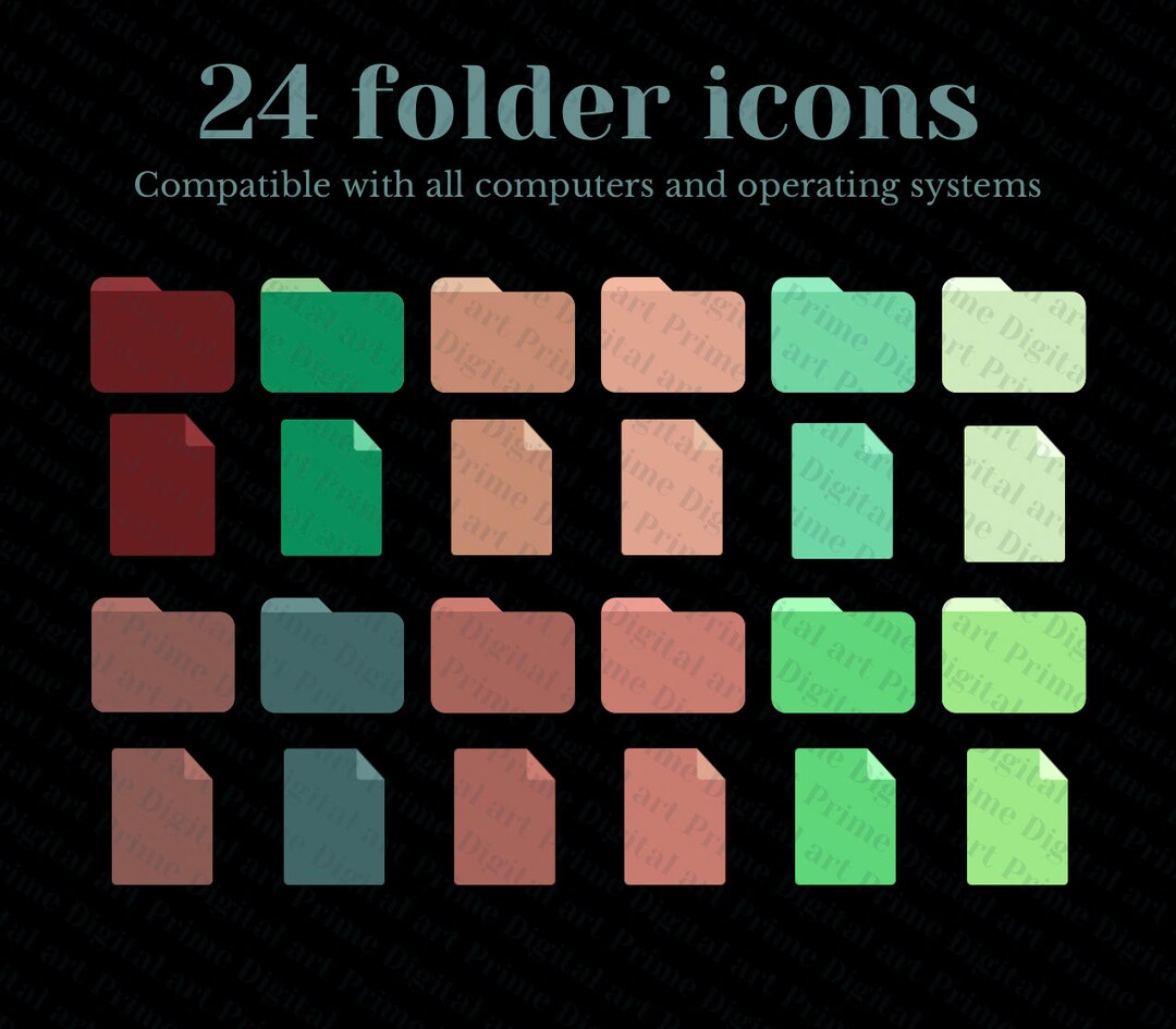 24 Desktop Folder Icons Desktop Icons MacBook Icons 24 Icons Aesthetic ...