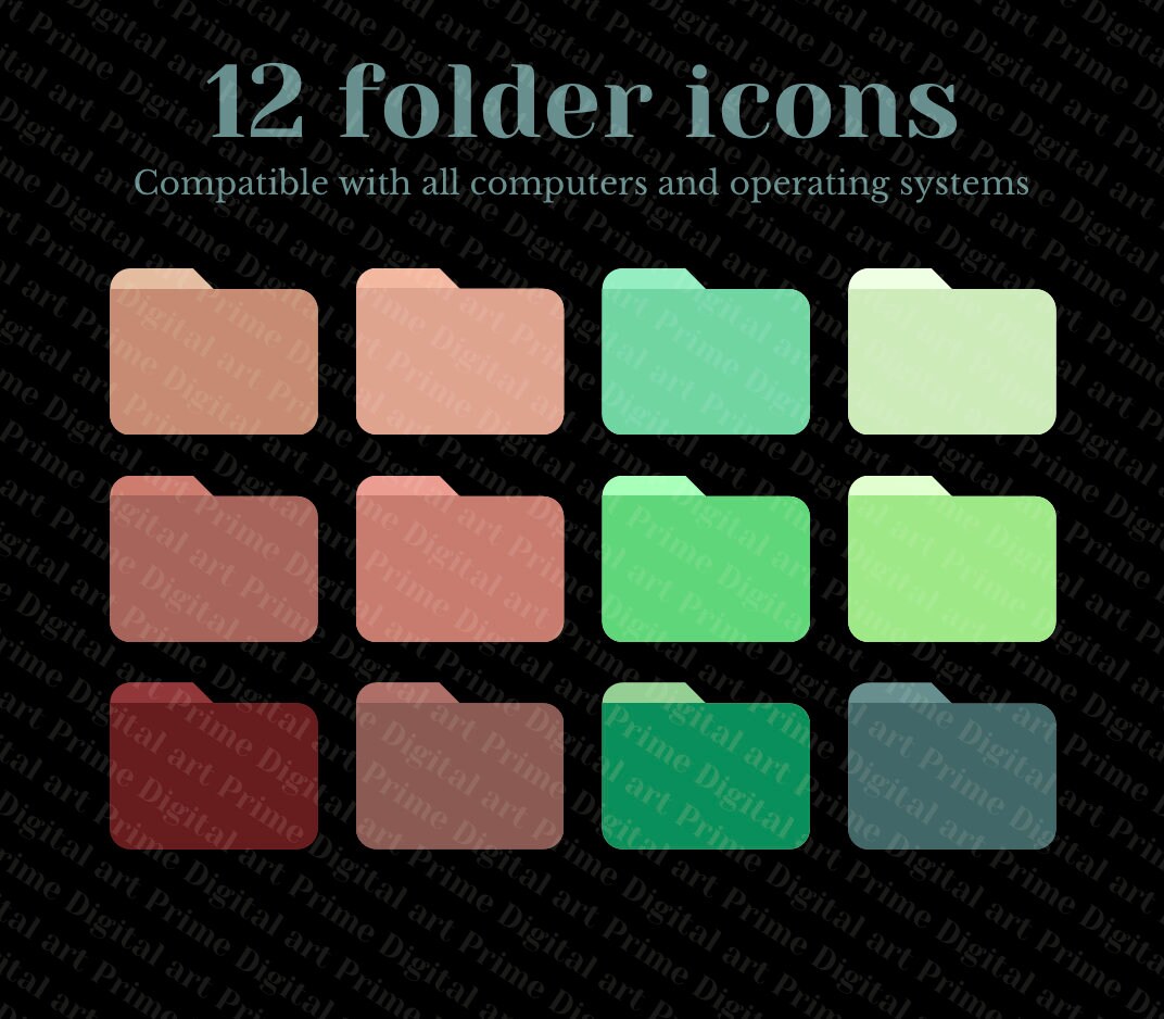 24 Desktop Folder Icons Desktop Icons MacBook Icons 24 Icons Aesthetic ...