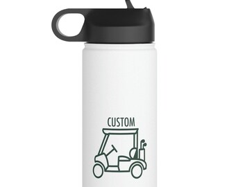 Stainless Steel Water Bottle, Standard Lid