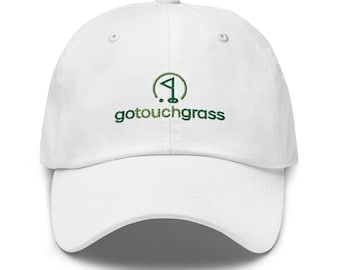 go touch grass hat/cap