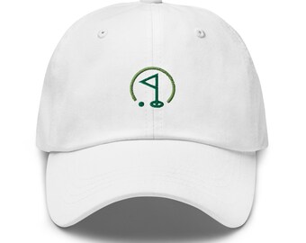go touch grass. logo hat/cap