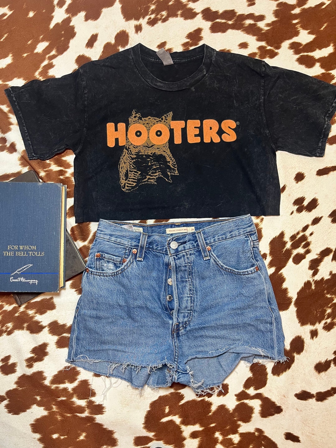 Hooters Crop Top Retro Vintage - Etsy