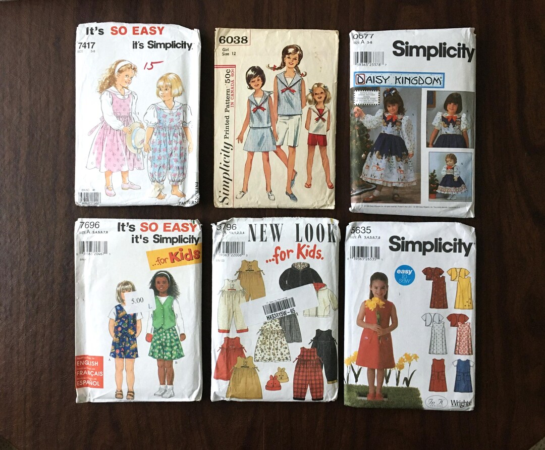 Vintage Simplicity Sewing Patterns |kids, Child, Girl, It's so Easy ...