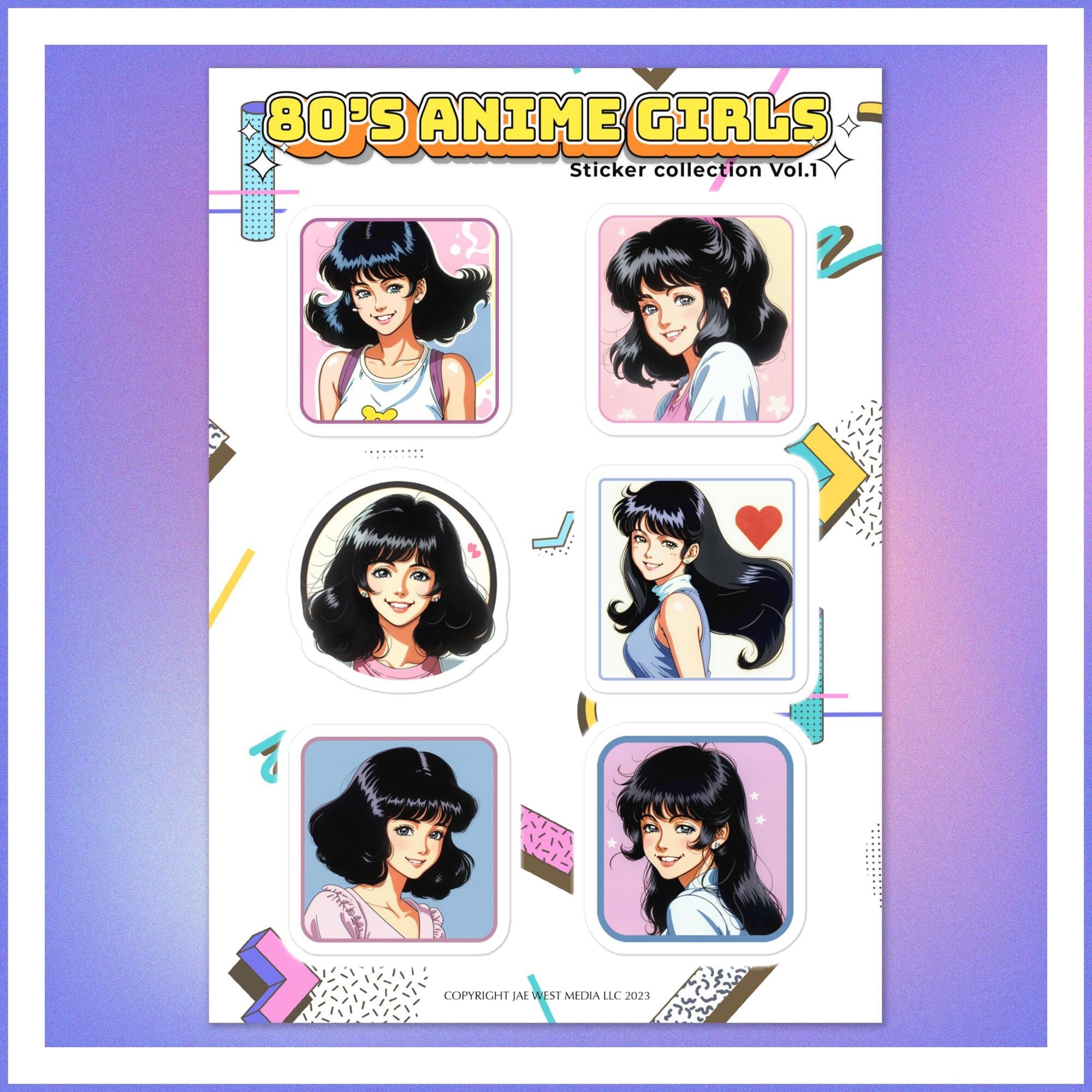 set banners of anime girls 11485188 Vector Art at Vecteezy