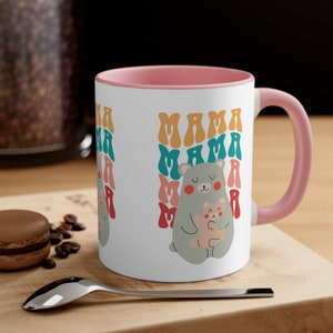 Mama Bear Coffee Mug, Mama Bear and Cub, Mama Bear Gift for Mother&#39;s Day, Mama Mug, Mama Gifts, Gift for Mom, Baby Shower Gift, New Mother