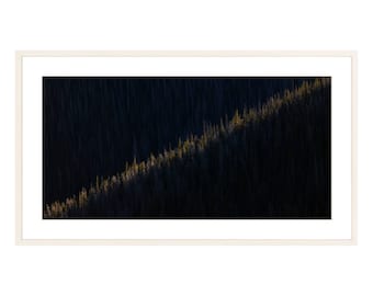 Last Line of Light Fine Art Photography Print - Rocky Mountain National Park Wall Art