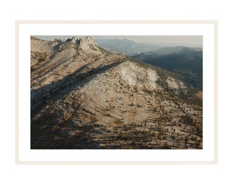 Tuolumne Views in Yosemite Fine Art Landscape Photography Print -  Matthes Crest at Sunset Peaceful Wall Art
