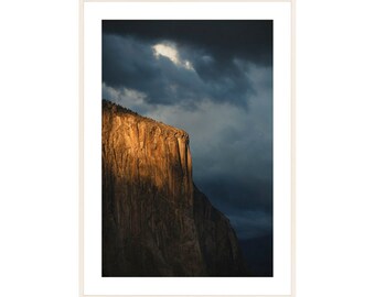 El Capitan Last Light Fine Art Photography Print - Yosemite National Park Sunset Wall Art