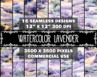 Digital Paper Lavender Pattern Instant Download Seamless Digital Lavender French Design Scrapbook Digital French Lavender Decoupage Lavender
