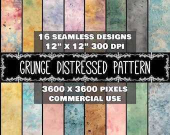 Digital Paper Distressed Pattern Instant Download Seamless Digital Grunge Design Scrapbook Digital Grunge Distressed Instant Download